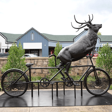 Elk: Antlers to the Wind (Bronze Sculpture)