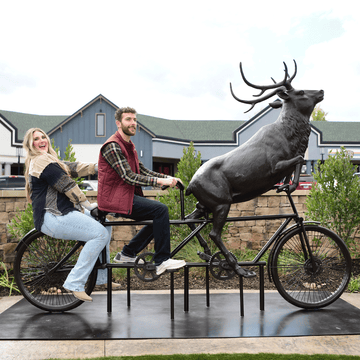 Elk: Antlers to the Wind (Bronze Sculpture)