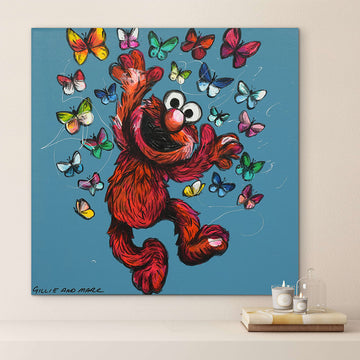 Elmo Is in Heaven (Original Painting)