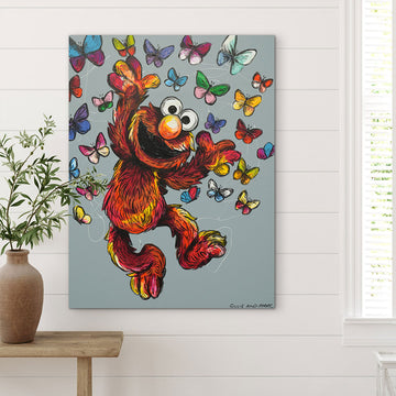 Elmo Is on a High (Original Painting)