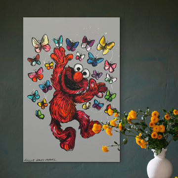 Elmo Jumped for Joy (Original Painting)