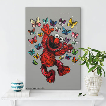 Elmo Jumped for Joy (Original Painting)