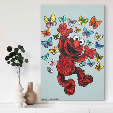 Elmo Was Always Joyful (Original Painting)