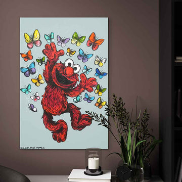 Elmo Was Always Joyful (Original Painting)