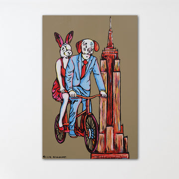 Empire State Tandem Ride (Original Painting)
