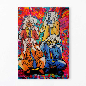 Fame Is a Hungry Pack (Original Painting)