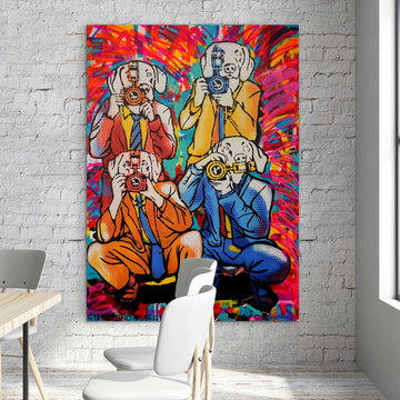 Fame Is a Hungry Pack (Original Painting)