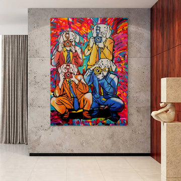 Fame Is a Hungry Pack (Original Painting)