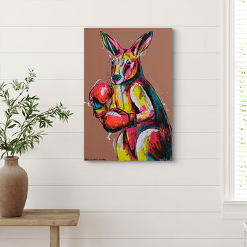 Fighting Roo (Original Painting)