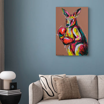 Fighting Roo (Original Painting)