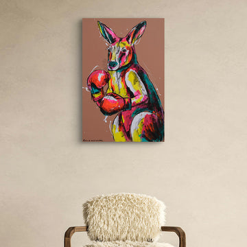 Fighting Roo (Original Painting)