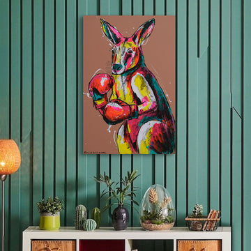 Fighting Roo (Original Painting)
