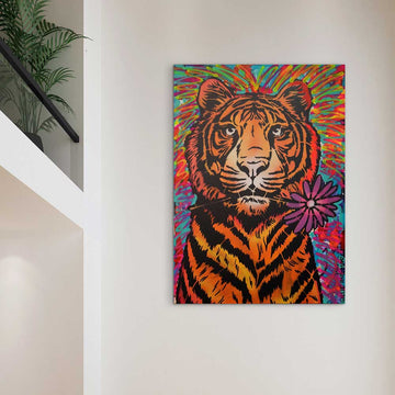Fire in the Stripes (Original Painting)