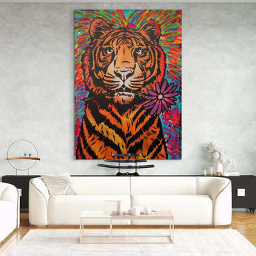 Fire in the Stripes (Original Painting)