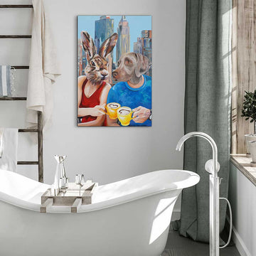 Flat White Lovers (Original Painting)