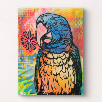Flower Bird (Original Painting)