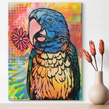 Flower Bird (Original Painting)