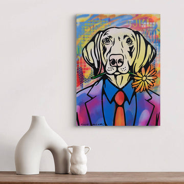 Flower Dogman (Original Painting)