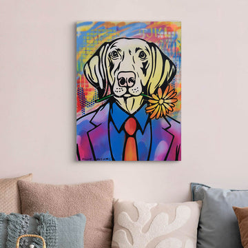 Flower Dogman (Original Painting)