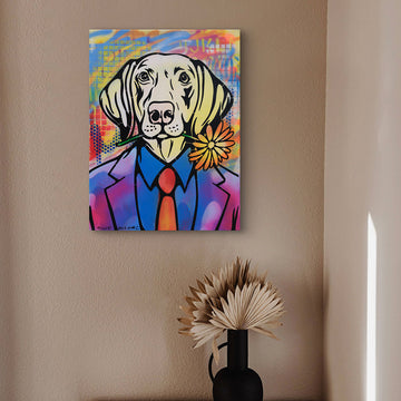Flower Dogman (Original Painting)