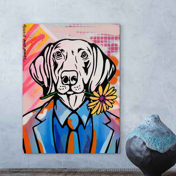 Flower Power Is Real Love (Original Painting)