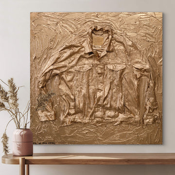 Fossil Levi's Trucker Jacket That Shines (Original Painting)