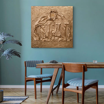 Fossil Levi's Trucker Jacket That Shines (Original Painting)