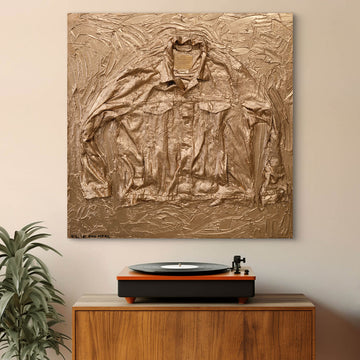 Fossil Levi's Trucker Jacket That Shines (Original Painting)