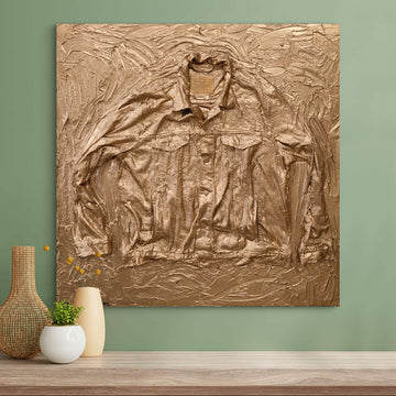 Fossil Levi's Trucker Jacket That Shines (Original Painting)