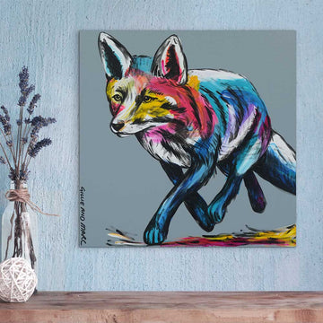 Fox In Socks (Original Painting)