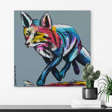 Fox In Socks (Original Painting)