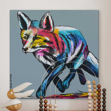 Fox In Socks (Original Painting)