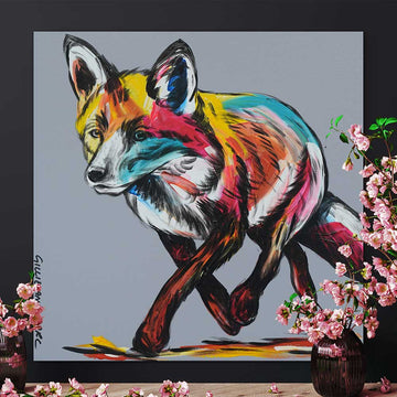 Fox On The Run (Original Painting)