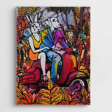 Friday Night in the Jungle (Original Painting)