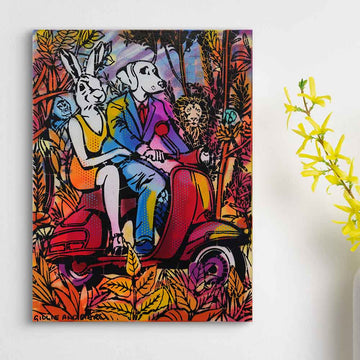 Friday Night in the Jungle (Original Painting)