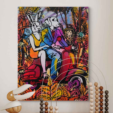 Friday Night in the Jungle (Original Painting)