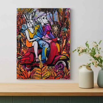 Friday Night in the Jungle (Original Painting)