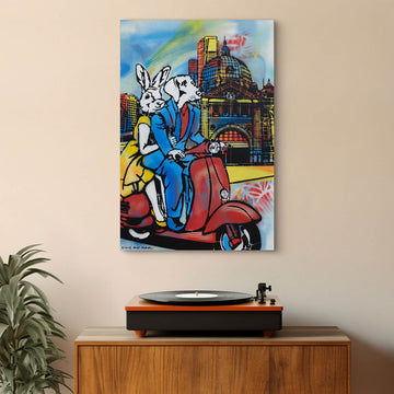 Going Fast in Melbourne (Original Painting)