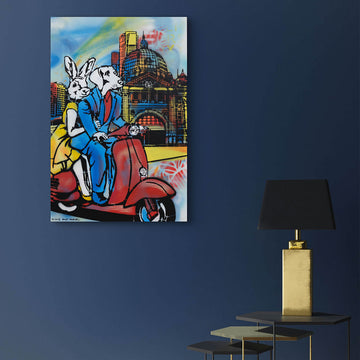 Going Fast in Melbourne (Original Painting)