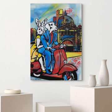 Going Fast in Melbourne (Original Painting)