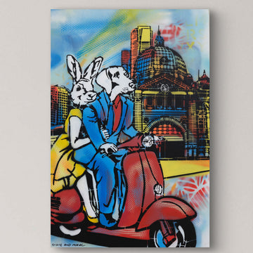 Going Fast in Melbourne (Original Painting)