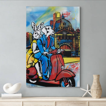 Going Fast in Melbourne (Original Painting)