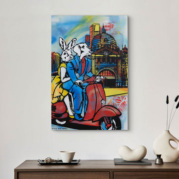 Going Fast in Melbourne (Original Painting)