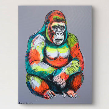 Gentle Giant At Rest (Original Painting)