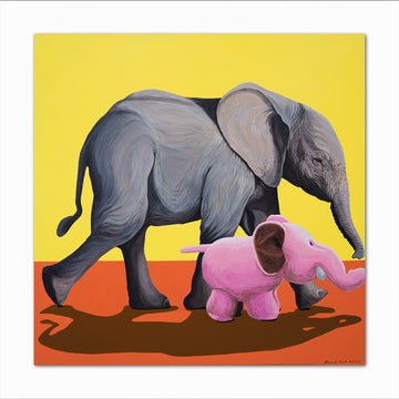 Gentle Giant at Play (Original Painting)