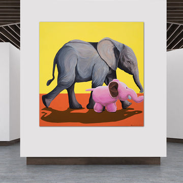 Gentle Giant at Play (Original Painting)