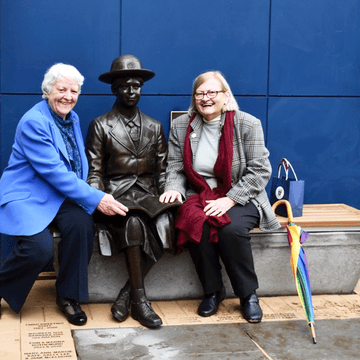 Reading For Hope (Bronze Sculpture)