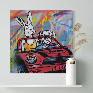 Go Go Go All Day (Original Painting)