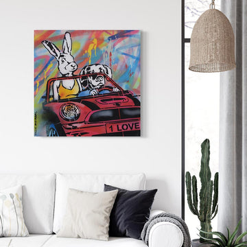 Go Go Go All Day (Original Painting)