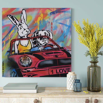 Go Go Go All Day (Original Painting)